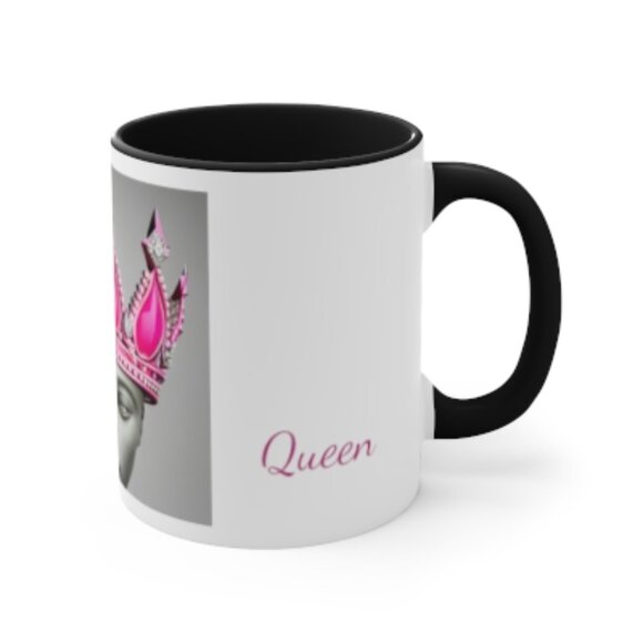 Pink Queen Sippers Mug - Ceramic Mug 11oz - Picture 3 of 4